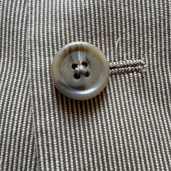 Brooks Brothers Blazer Men’s 41R Tan Cotton Stripe Jacket USA Made Classic Fit - Picture 5 of 15